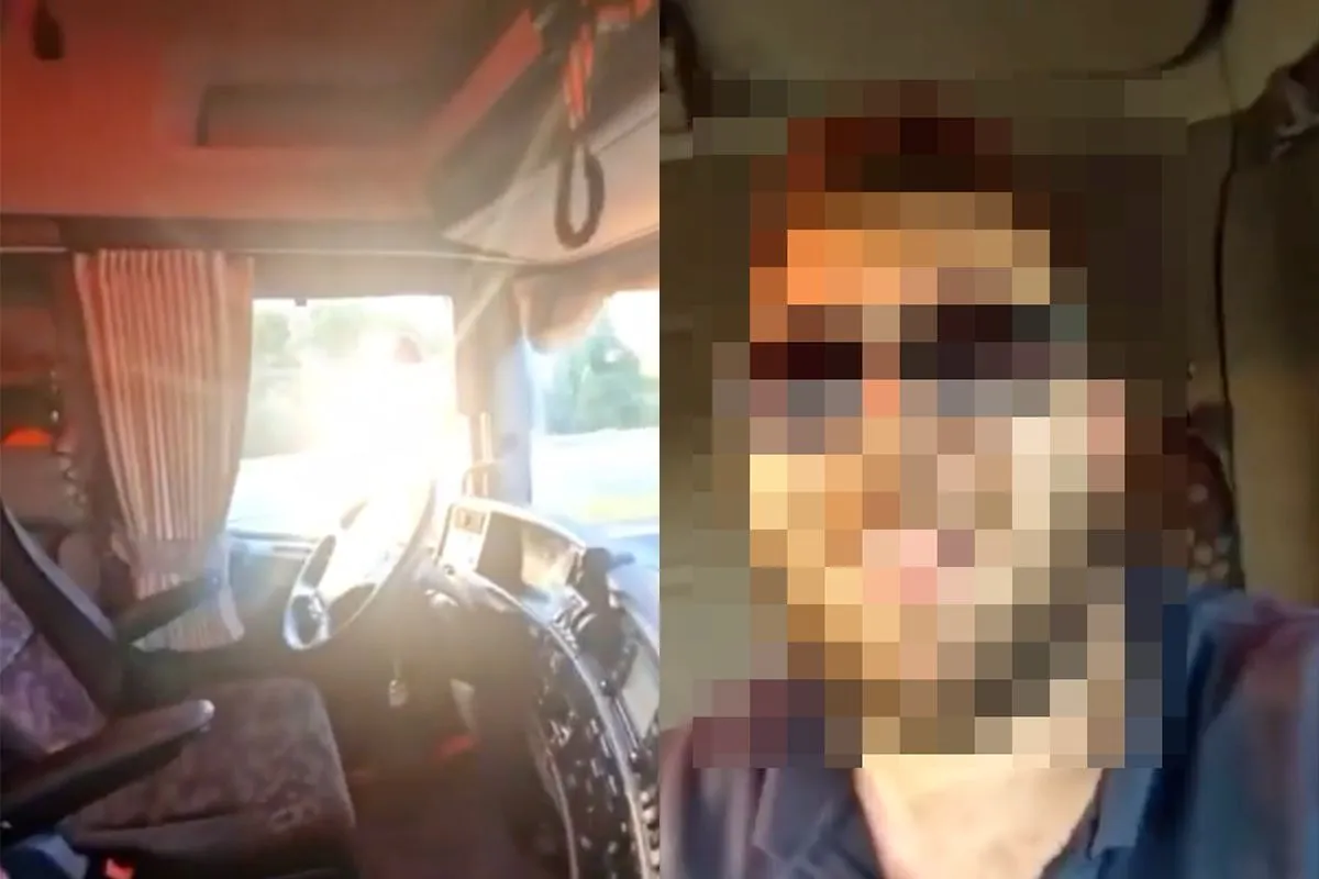Vrachtwagenchauffeur rookt liever sjekkie op bijrijdersstoel