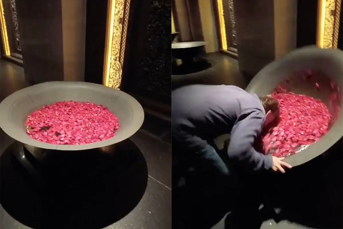 Jason is op Bali en sloopt de tent