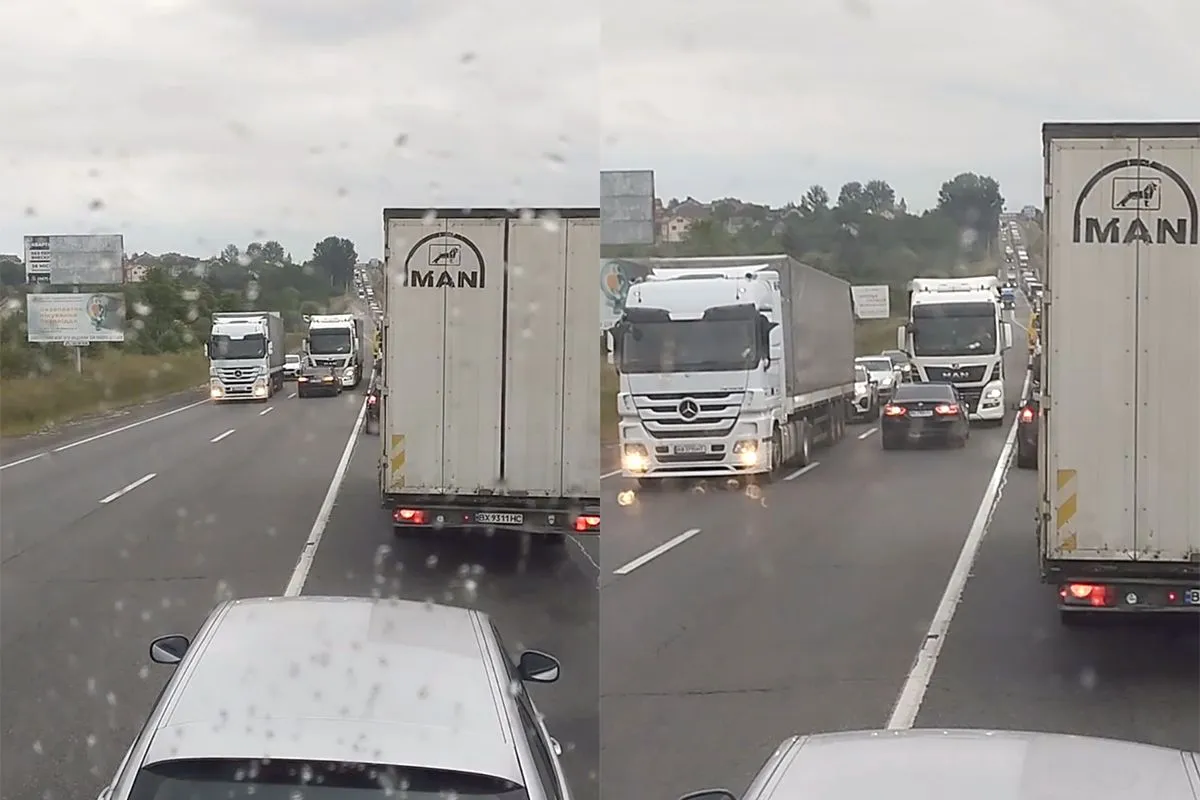 Automobilist wilde inhalen, maar dat lukt hem niet
