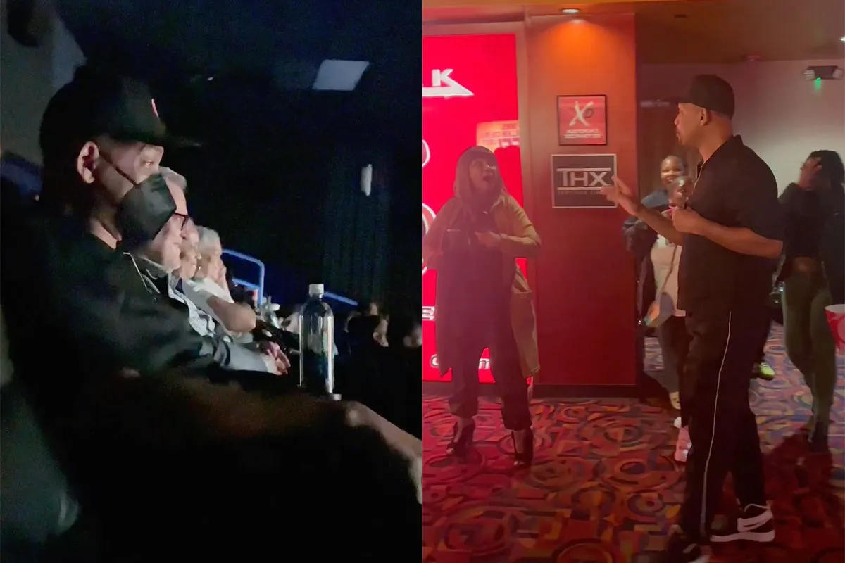 Will Smith bekijkt in het geheim zijn eigen film