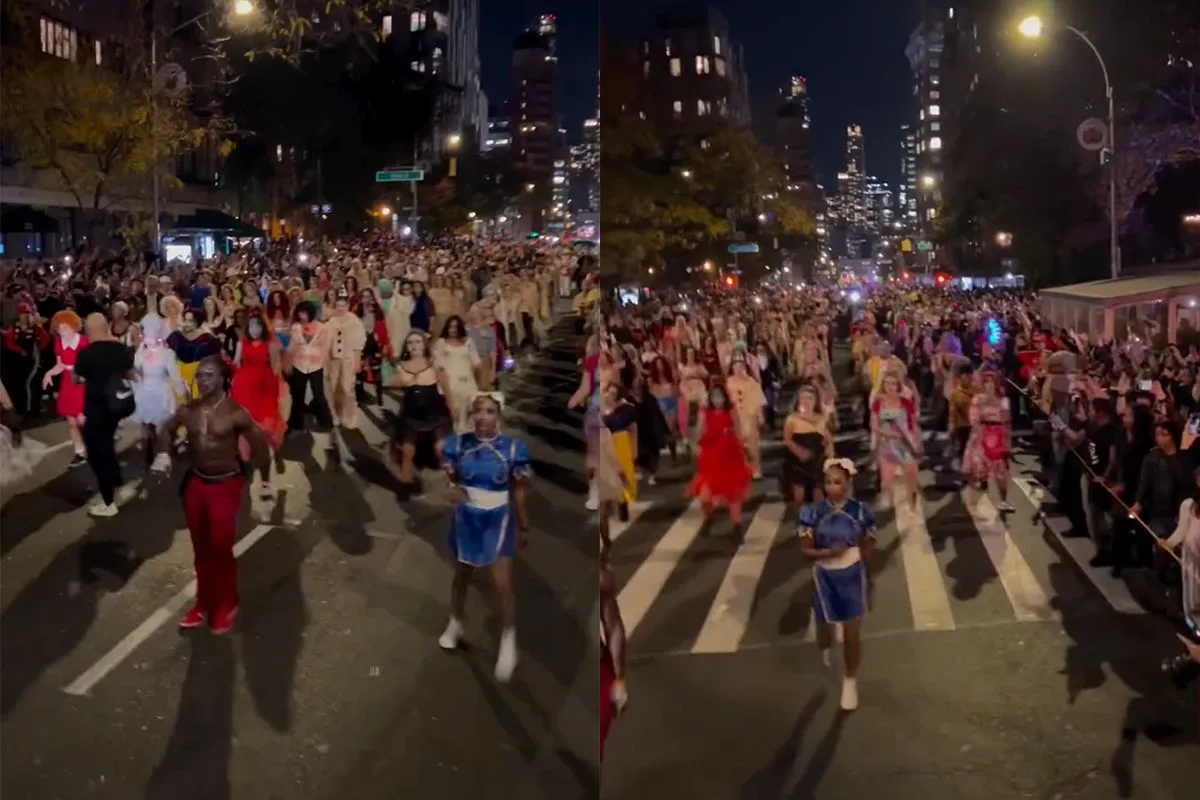 Thriller Walk 2024 tijdens Halloween Parade in New York wederom legendarisch