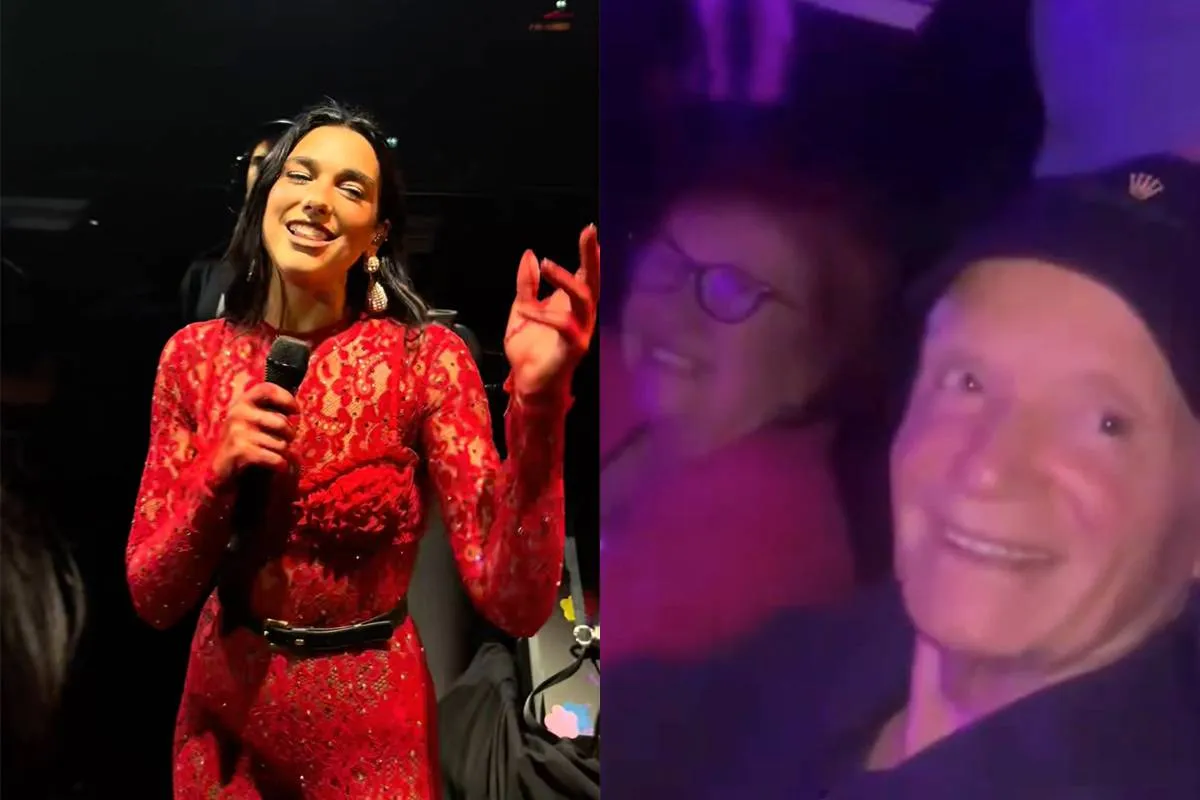 Opa en oma Dua Lipa zijn erbij in Amsterdam