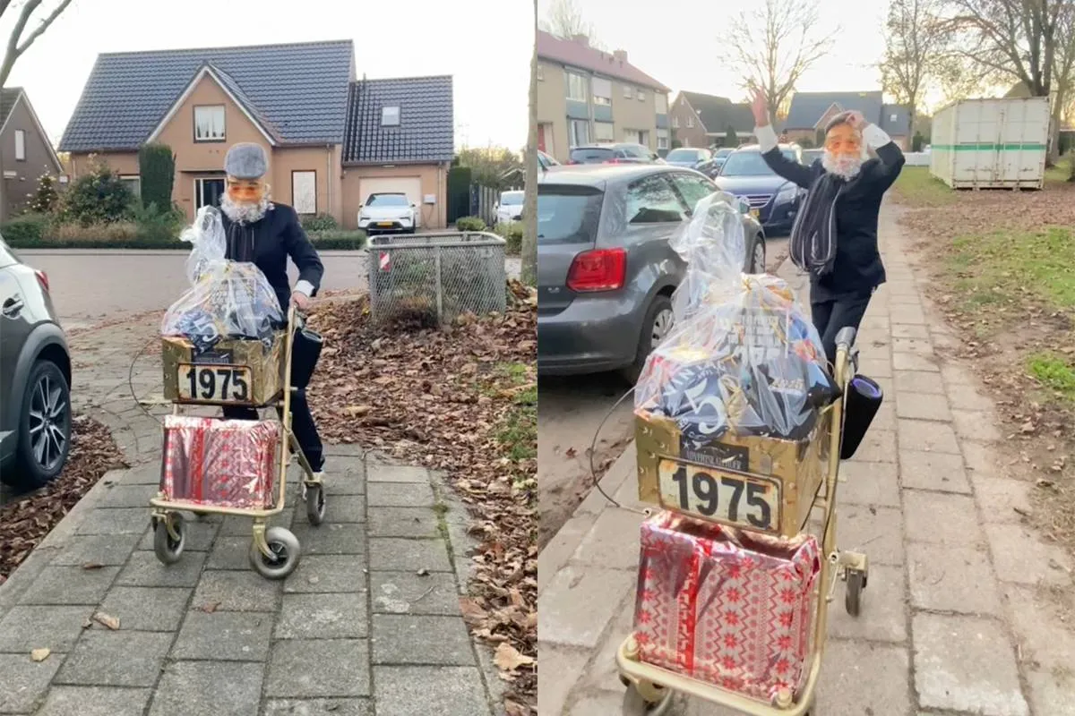 Lichting gabbers uit de jaren 90 lopen tegen de 50 en dus krijg je deze Abraham