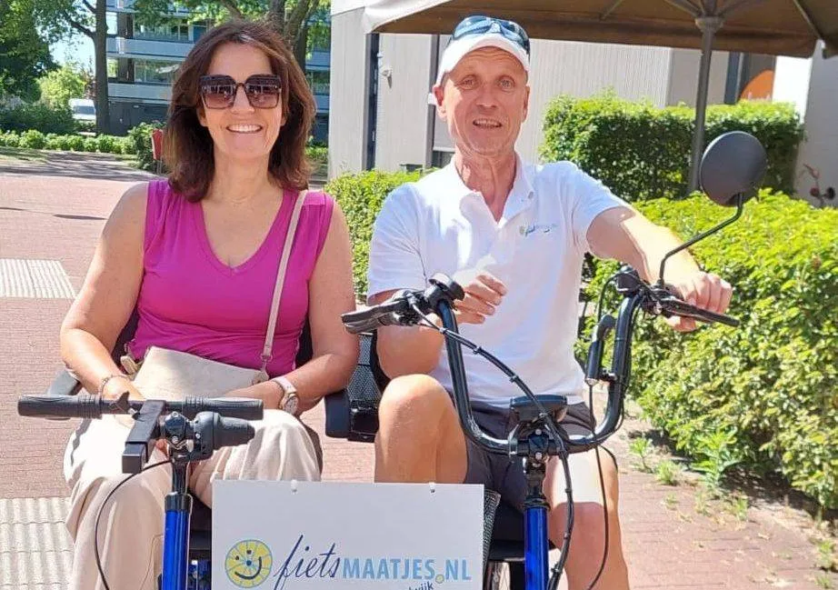 foto fietsmaatjes fiets eikendonk