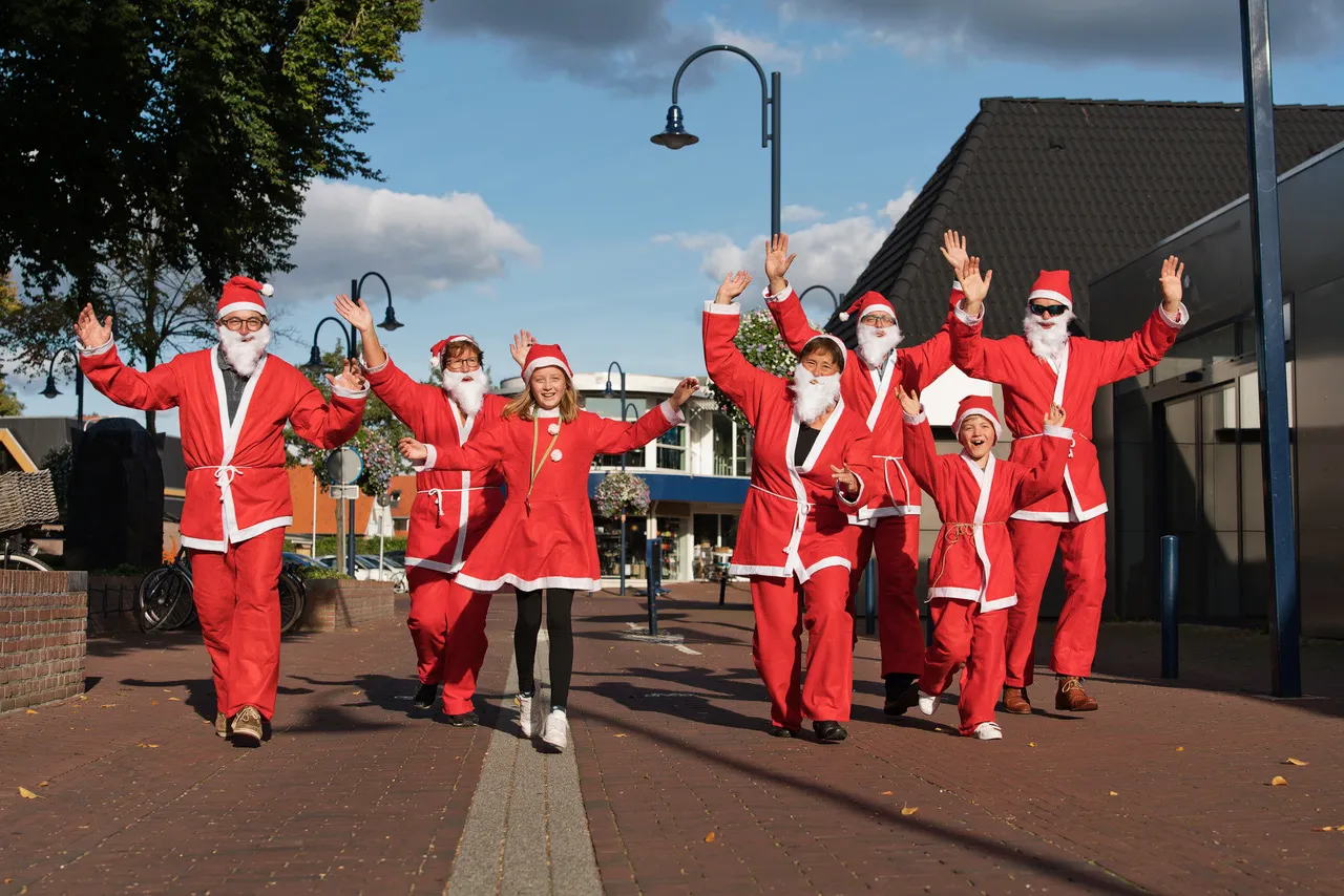benn santa run foto