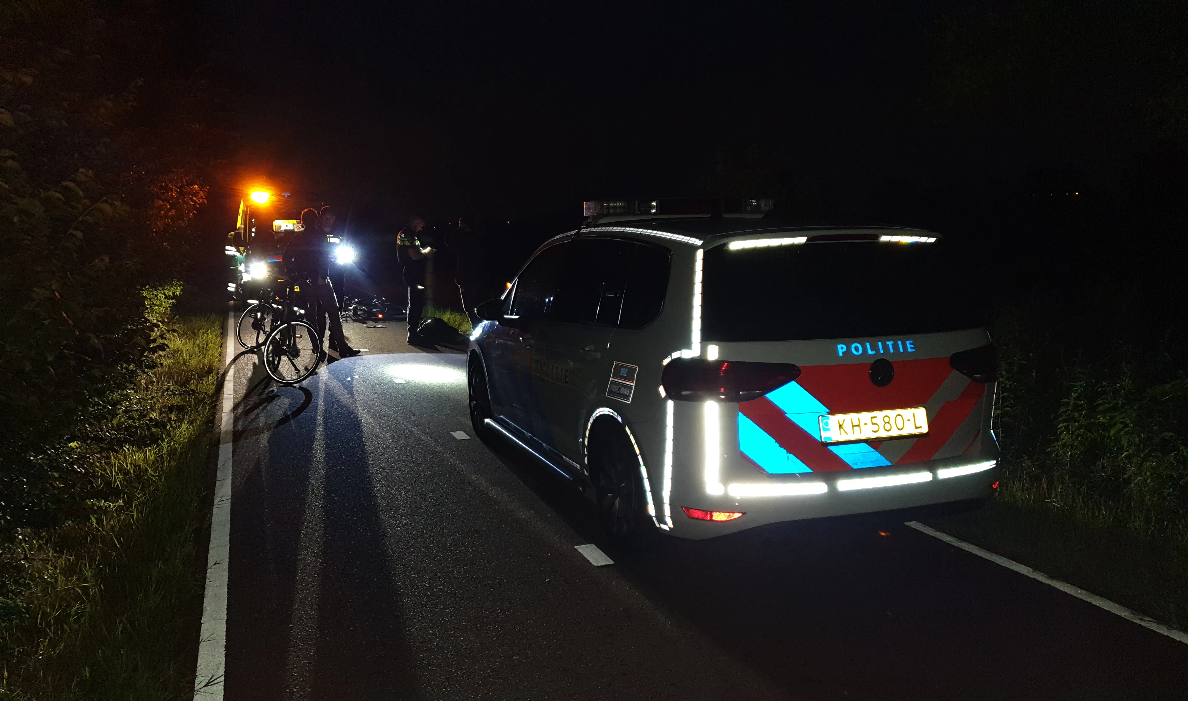 fietsers vechten