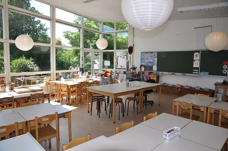 klaslokaal onderwijsgek wikimedia
