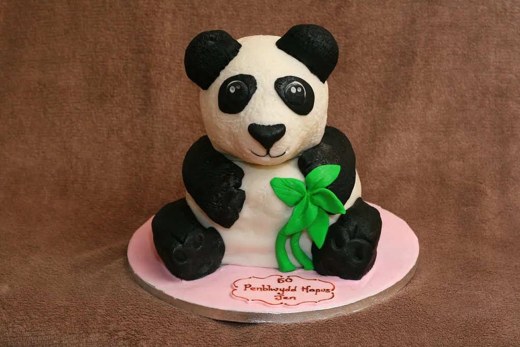 panda taart eldriva flickr