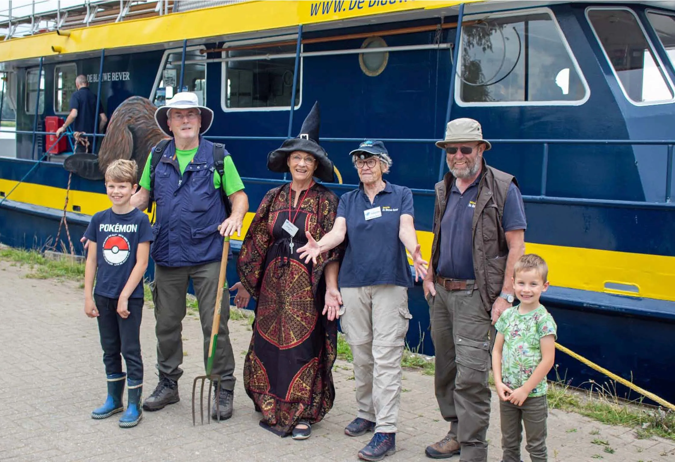 het profspeurneuzen team voor de blauwe bever