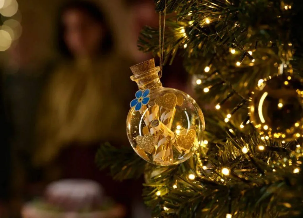 Herinneringen Kerstbal - set van 2 stuks