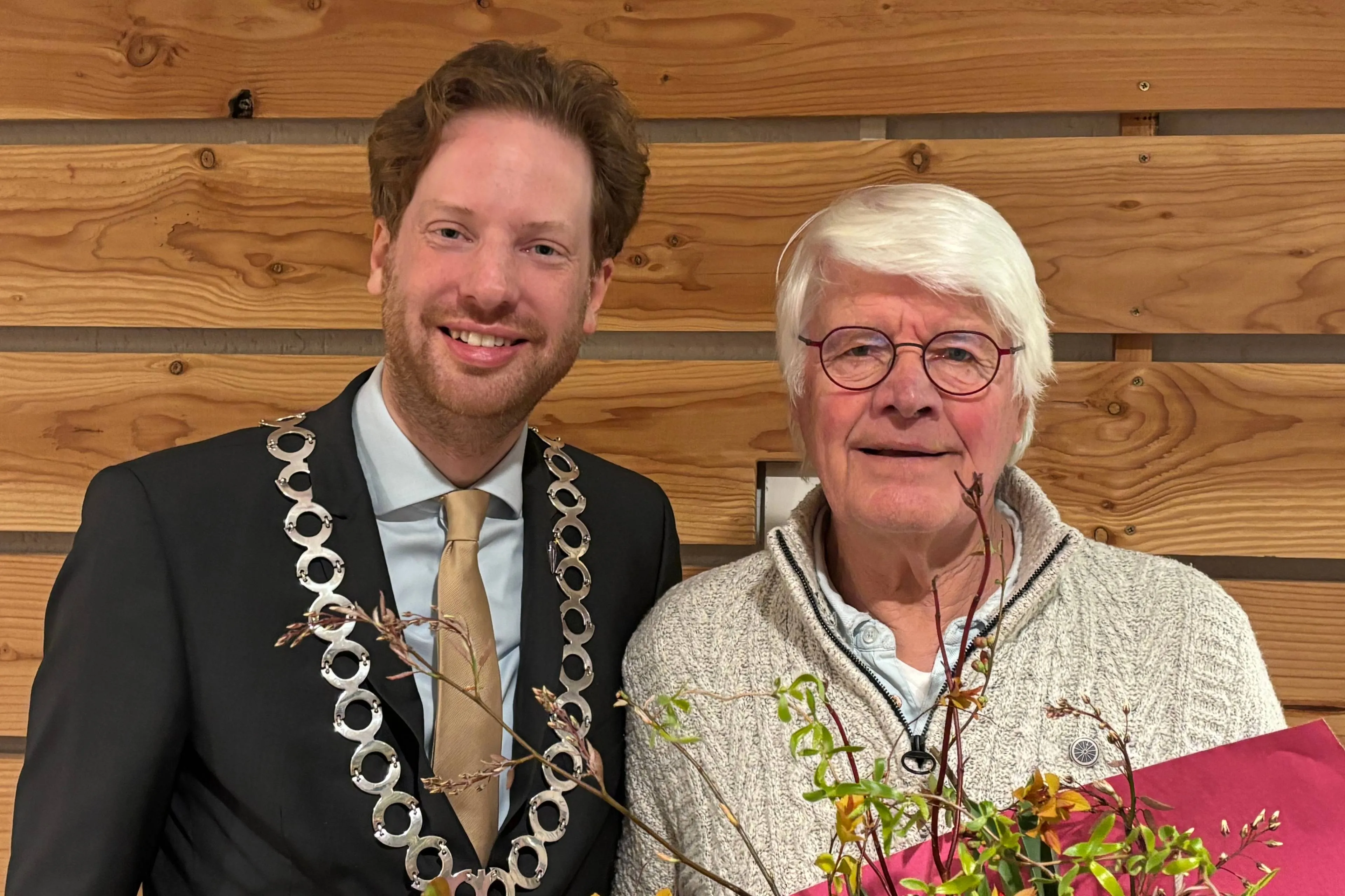 Uitreiking Wagenings erezilver Henk Kuiper