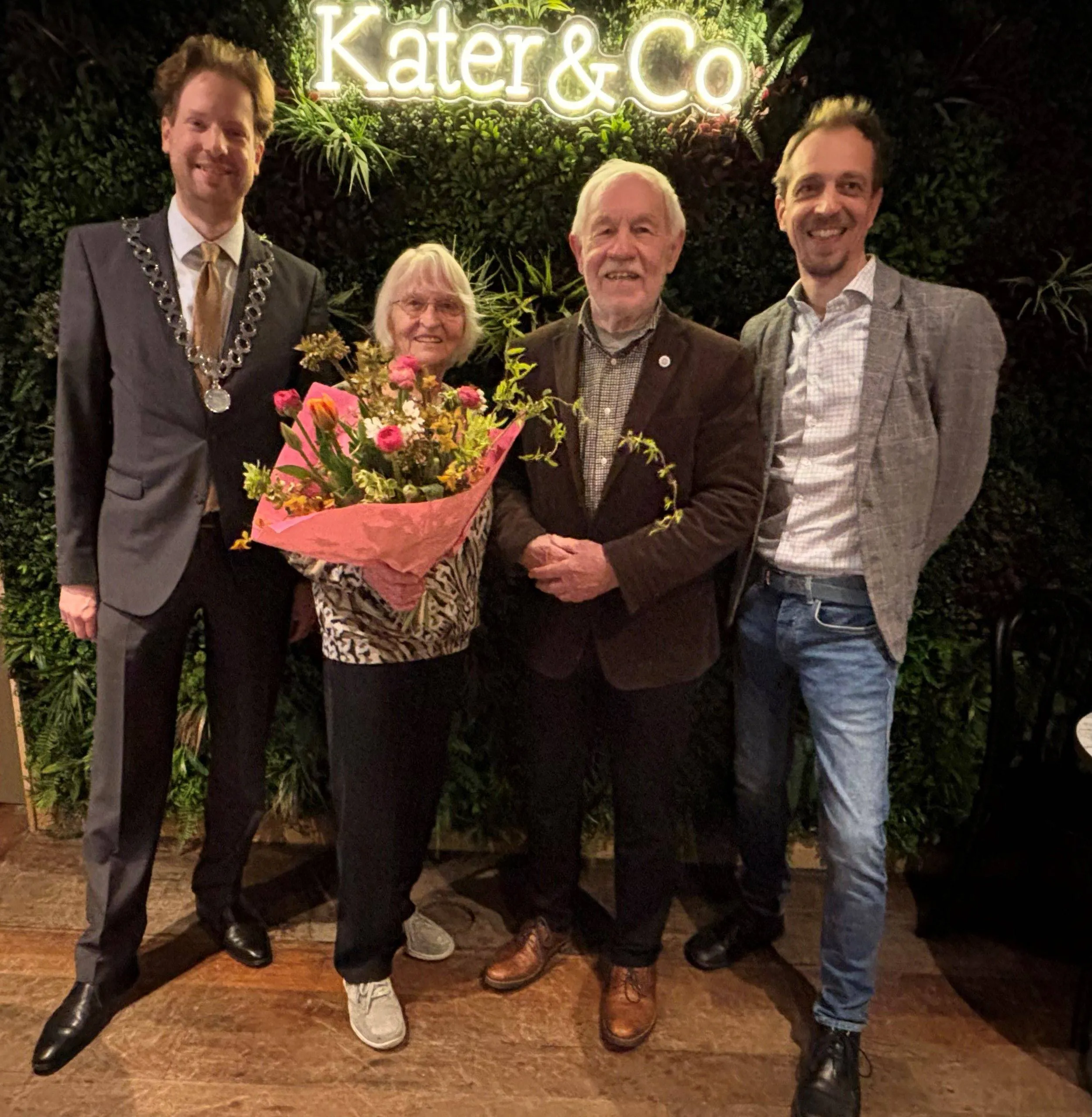 Wagenings erezilver voor Harry Geenen