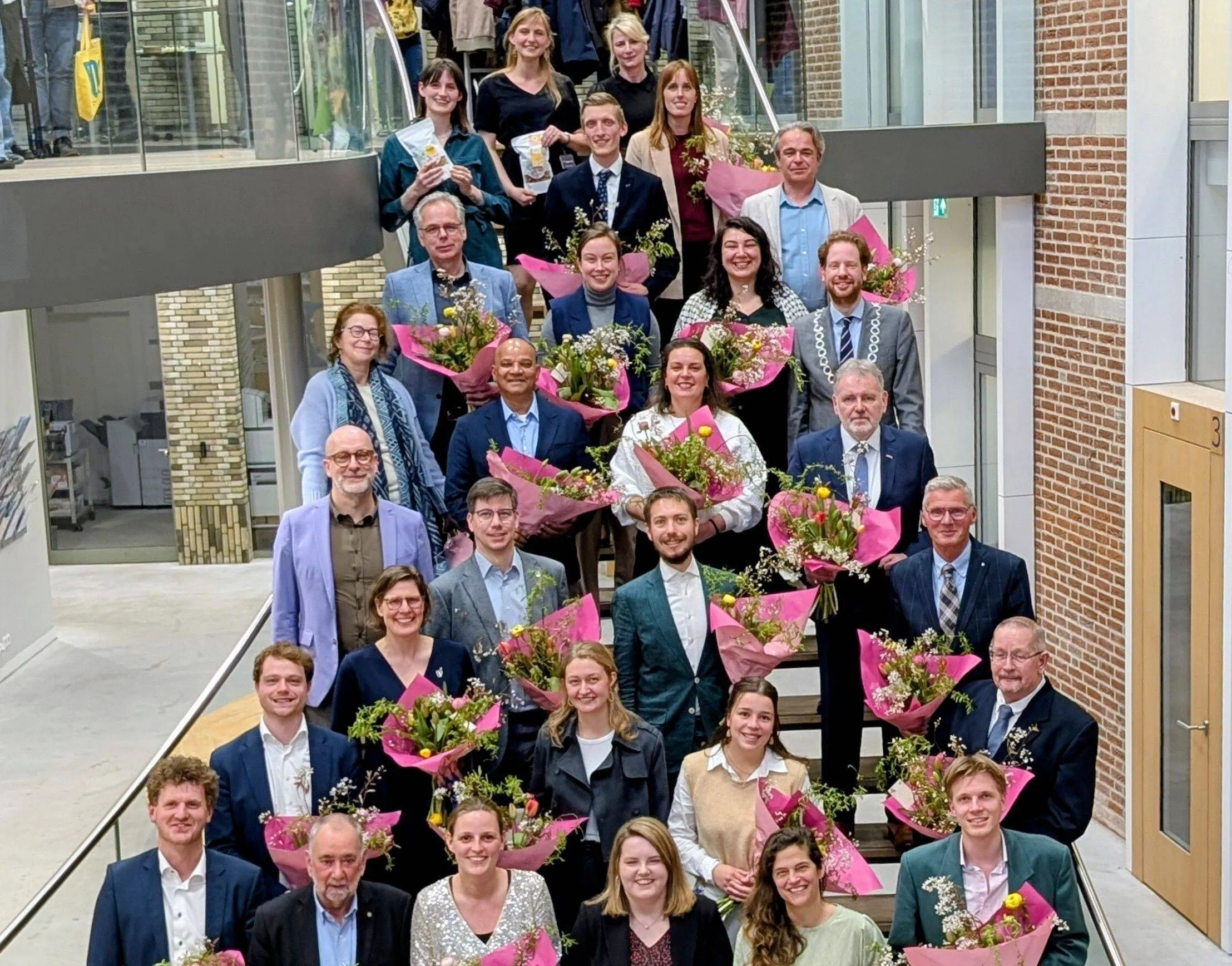 Installatie gemeenteraad Wagenin liggend