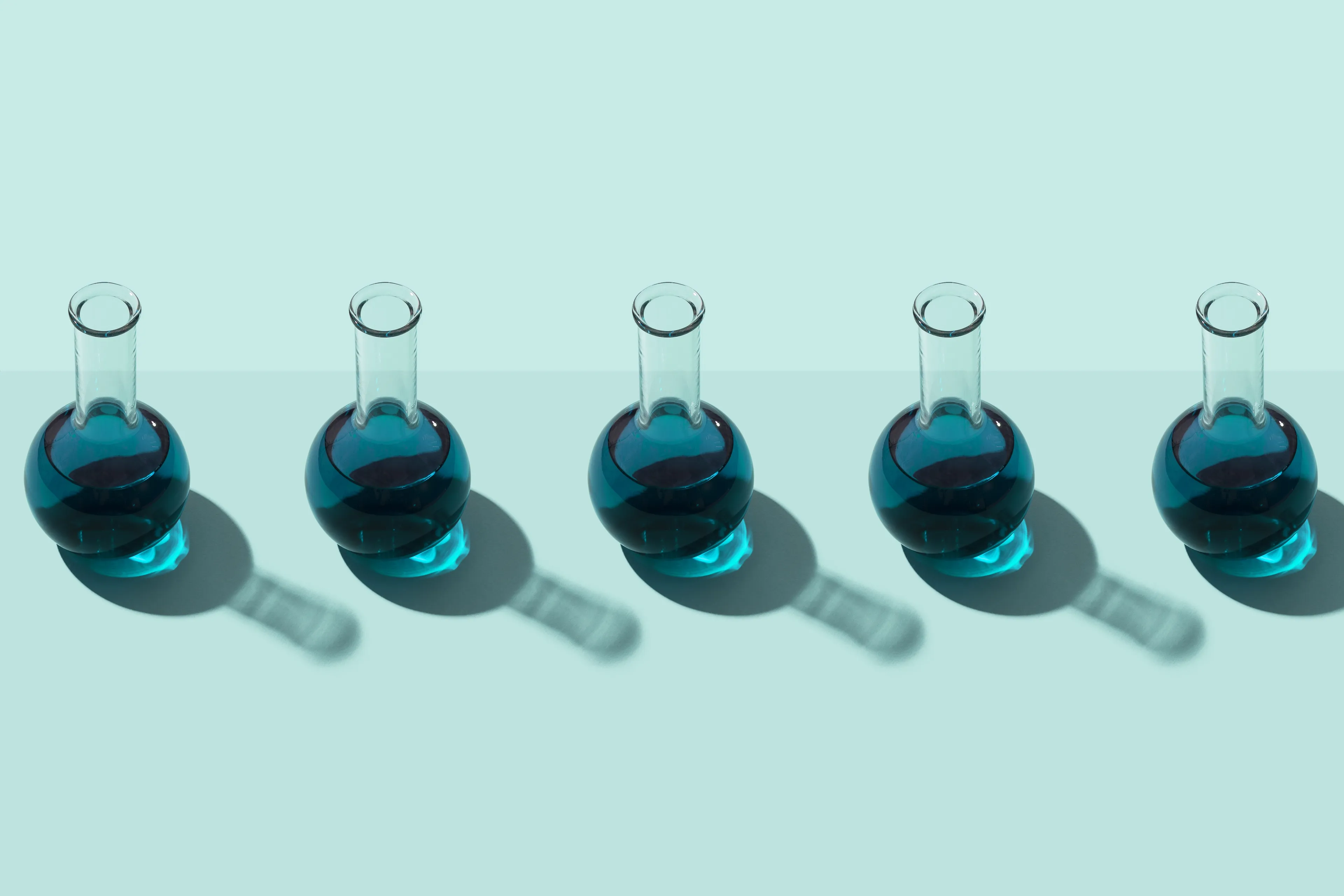 Leuke optische illusie voor wie voor het eerst echt de kleur cyaan wil zien