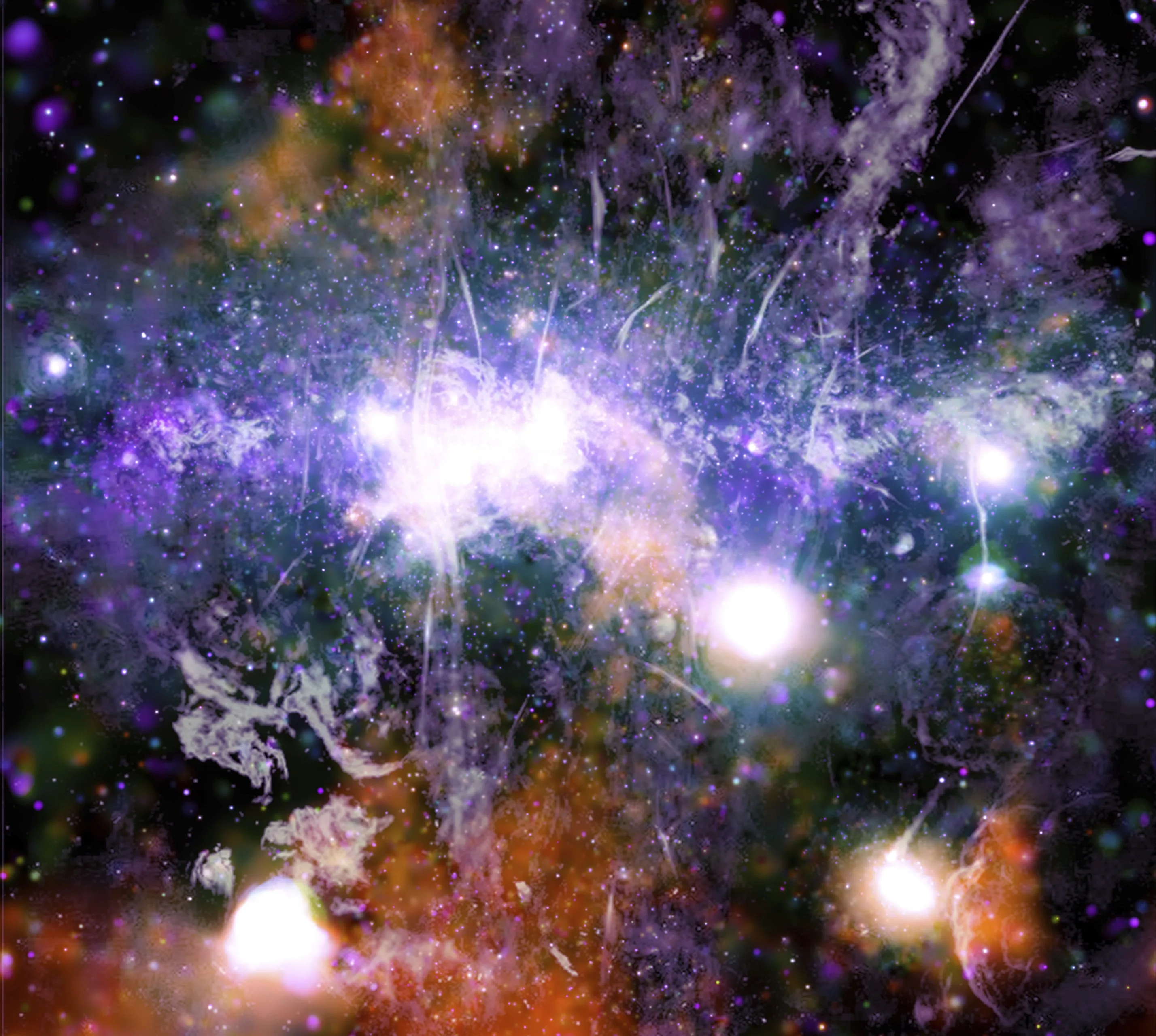 NASA toont spectaculaire foto van centrum Melkweg