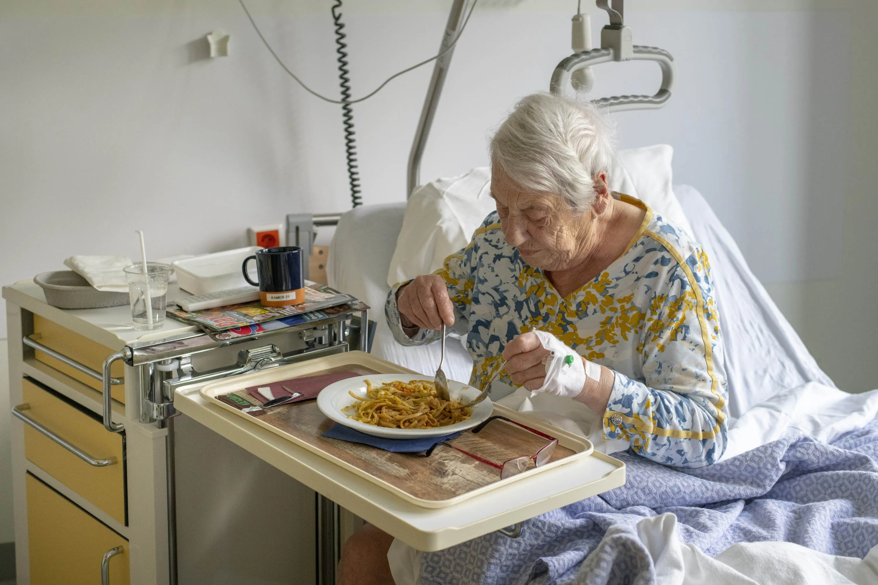 Hebben patiënten in het ziekenhuis of verpleeghuis recht op vegetarisch voedsel?