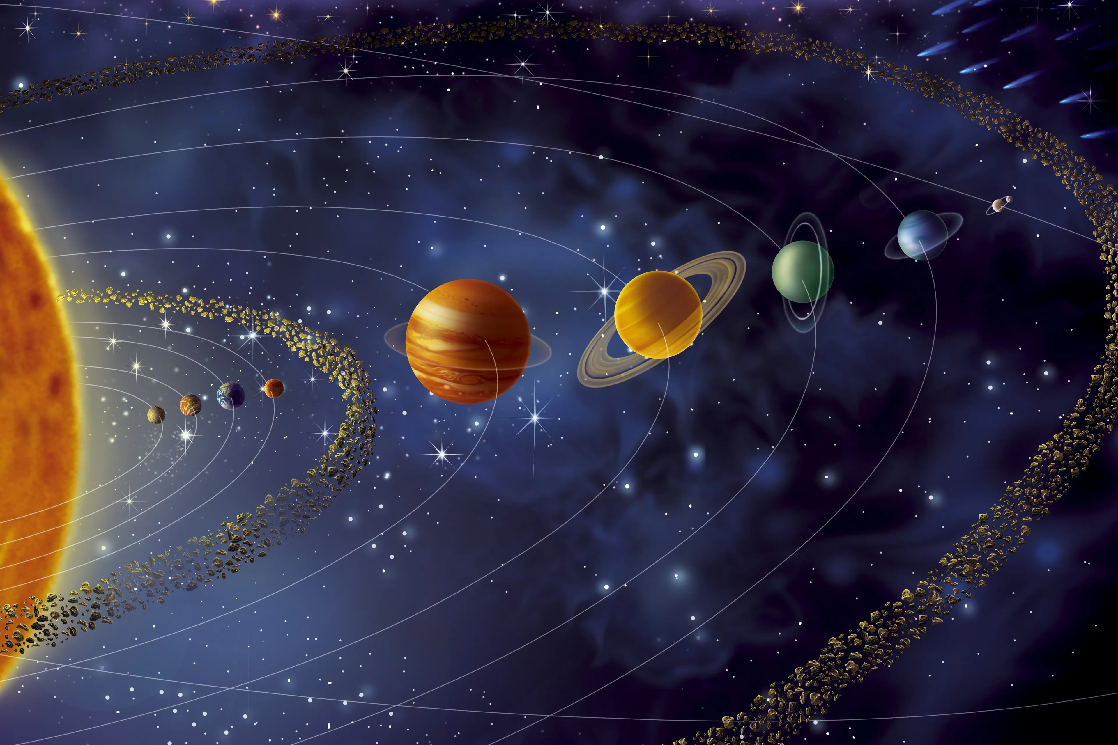 Fascinerend: zo regent het op andere planeten