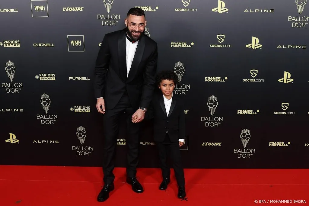 Gouden Bal voor aanvaller Benzema van Real Madrid