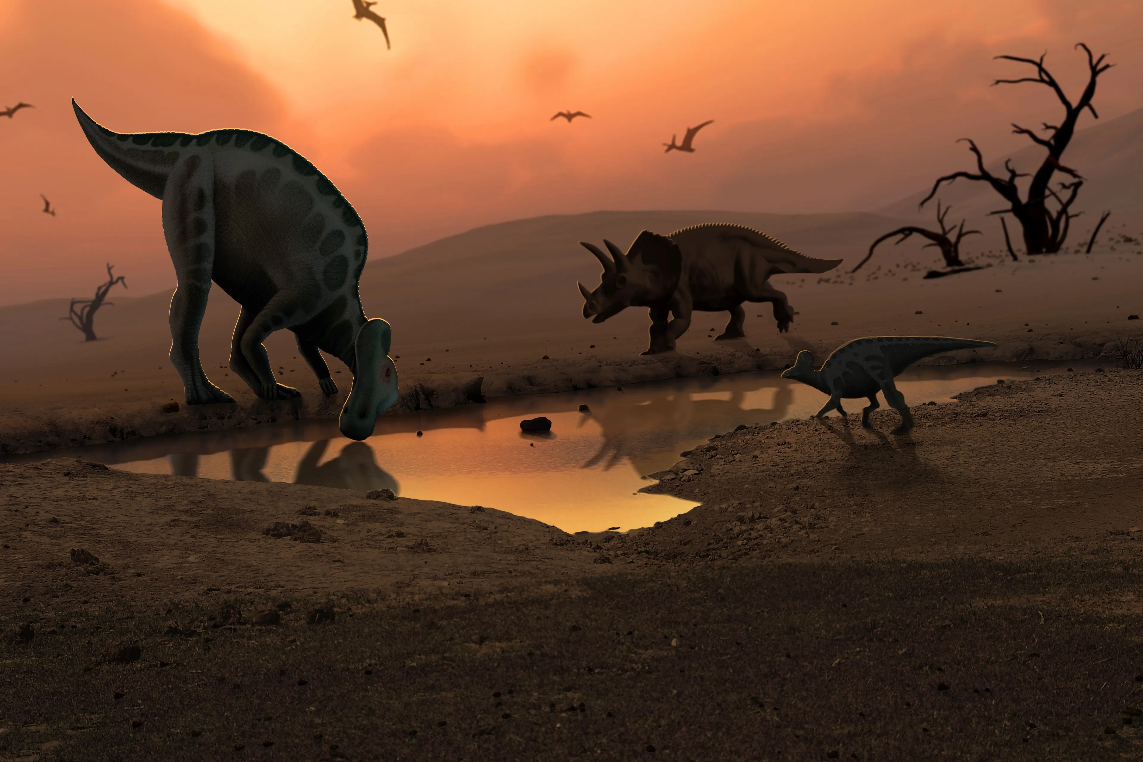 Zo stierven de dinosaurussen uit: "Ze werden gefrituurd en daarna bevroren"