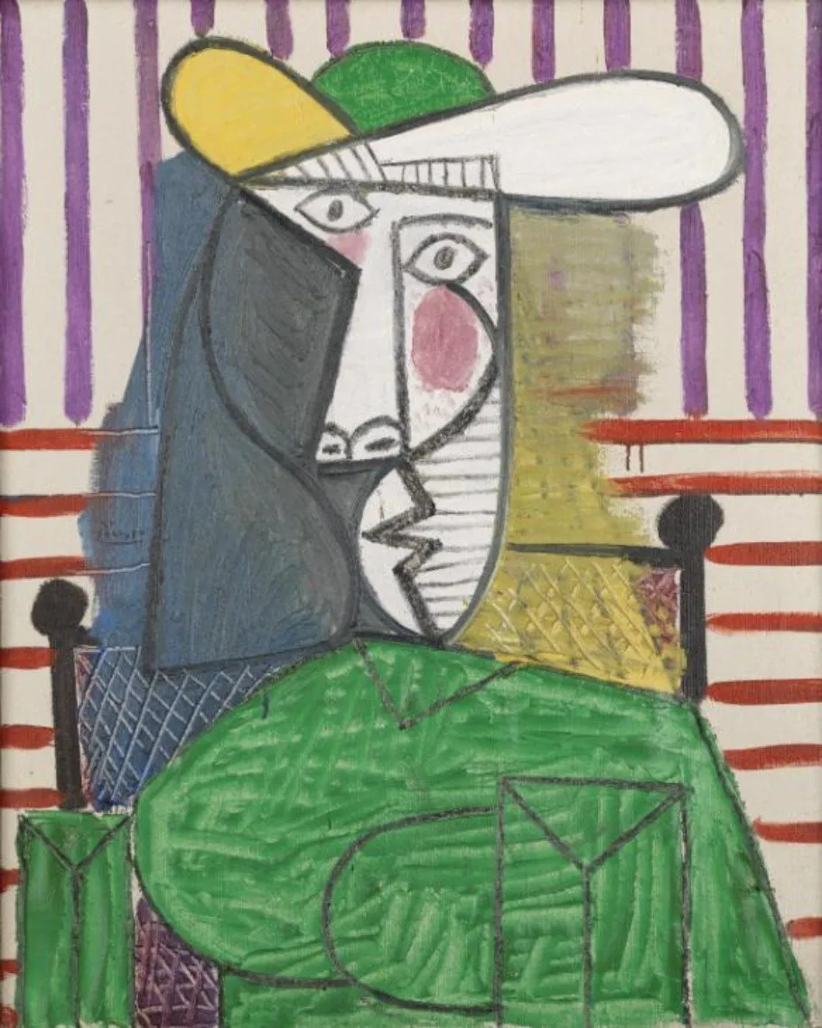 Man vast na schade aan peperdure Picasso in Londen