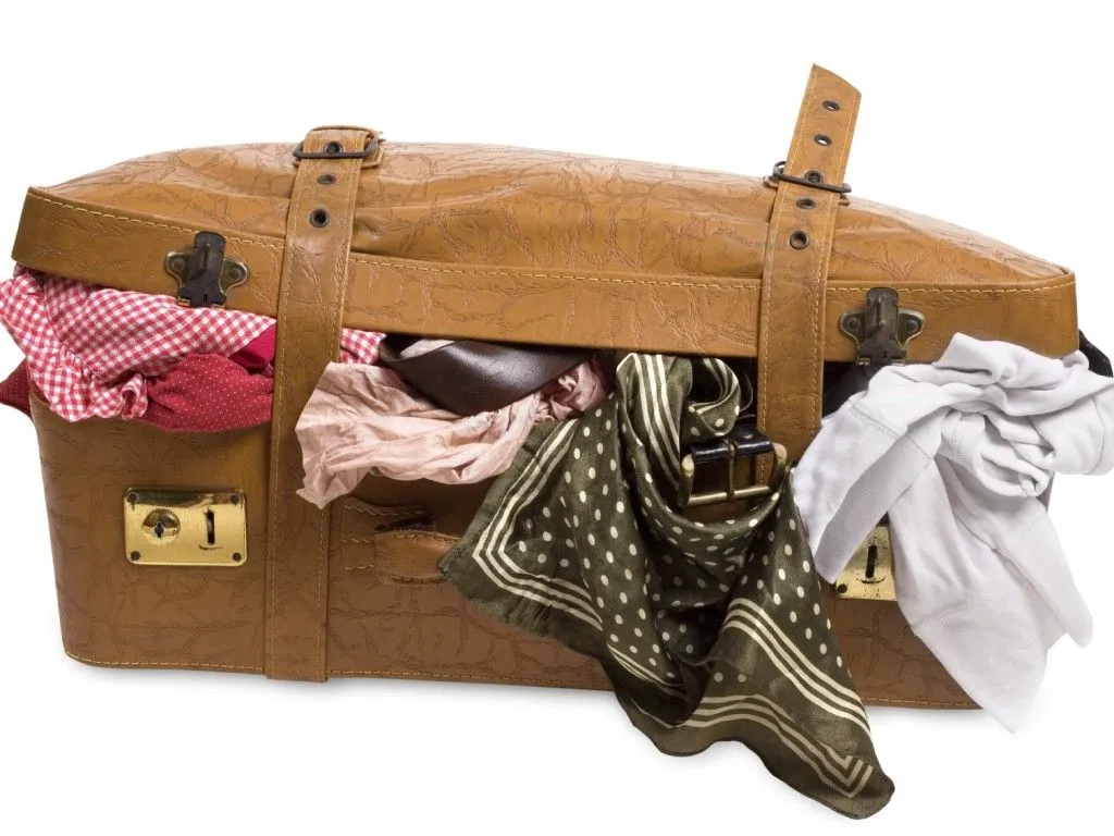 packing a business trip suitcase