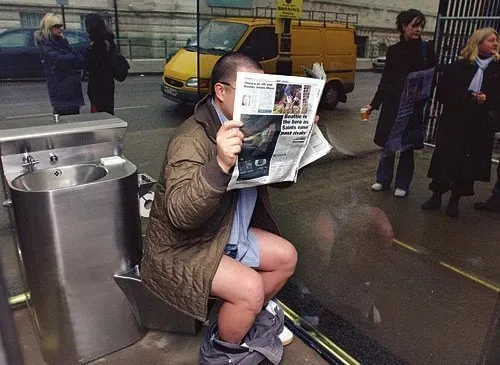 public toilet on one way mirrors 1