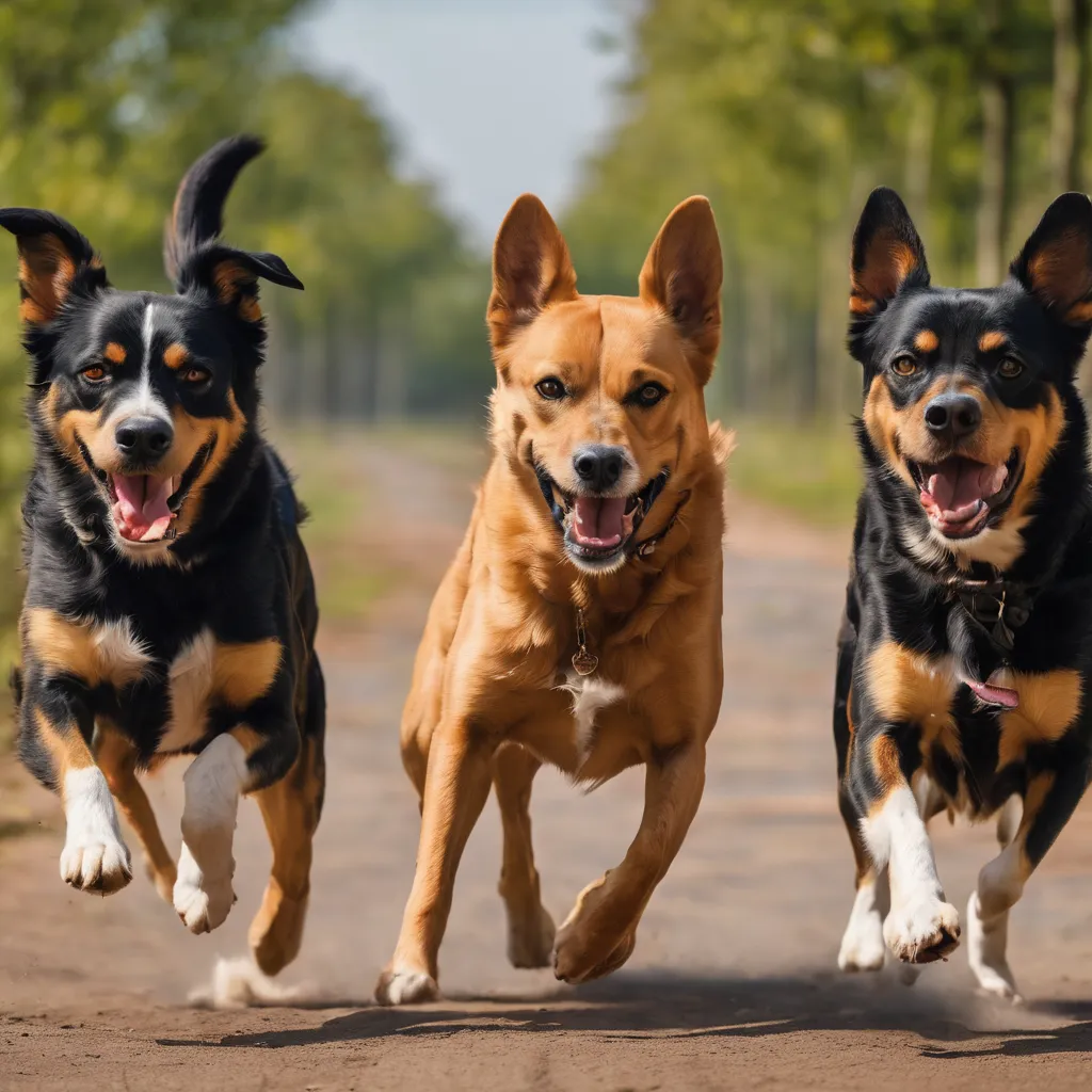 Politie probeert tevergeefs klein hondje te redden van 4 grote honden