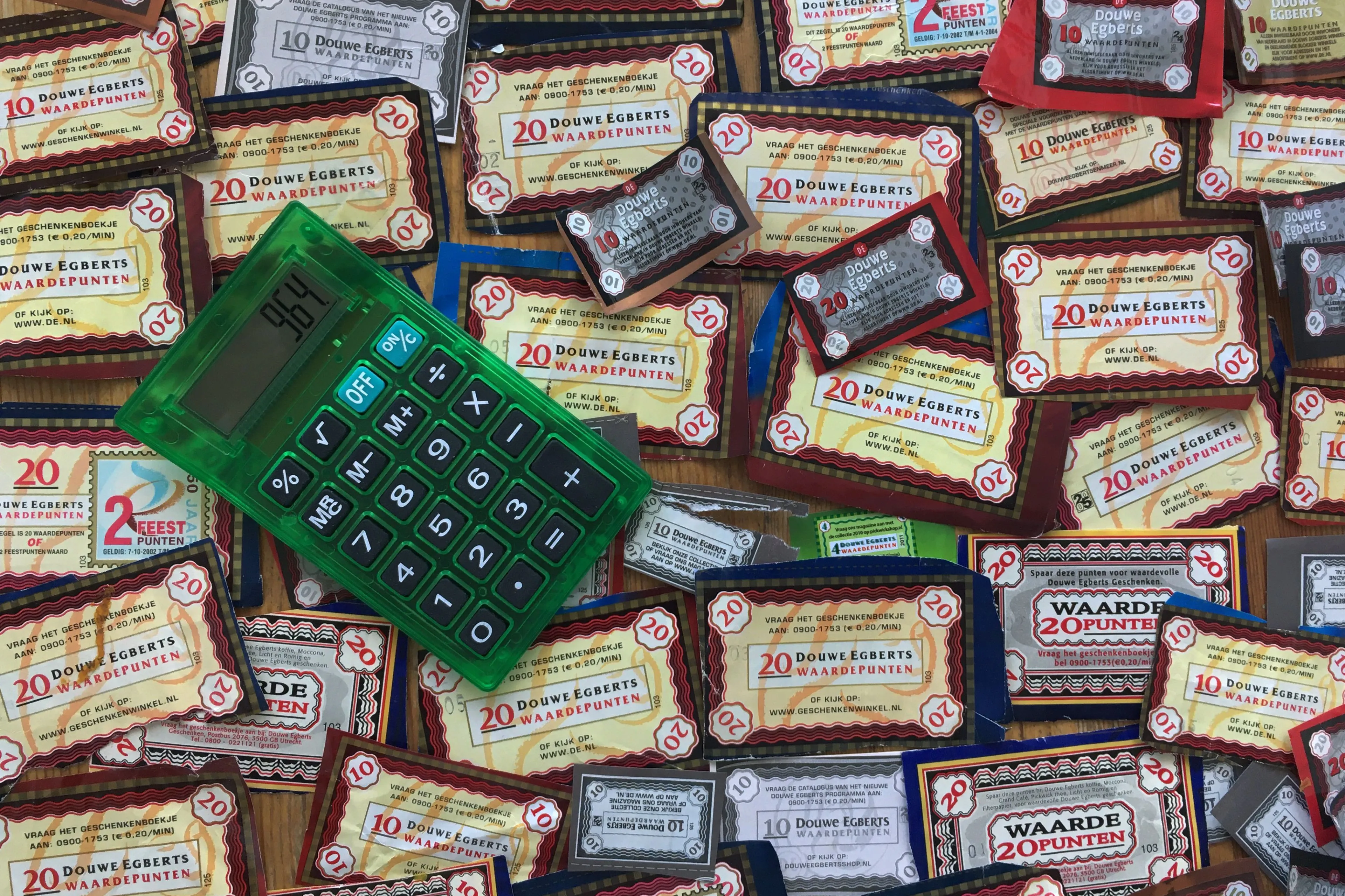 Wat leveren de waardepunten bij Pickwick, Douwe Egberts en Senseo op?