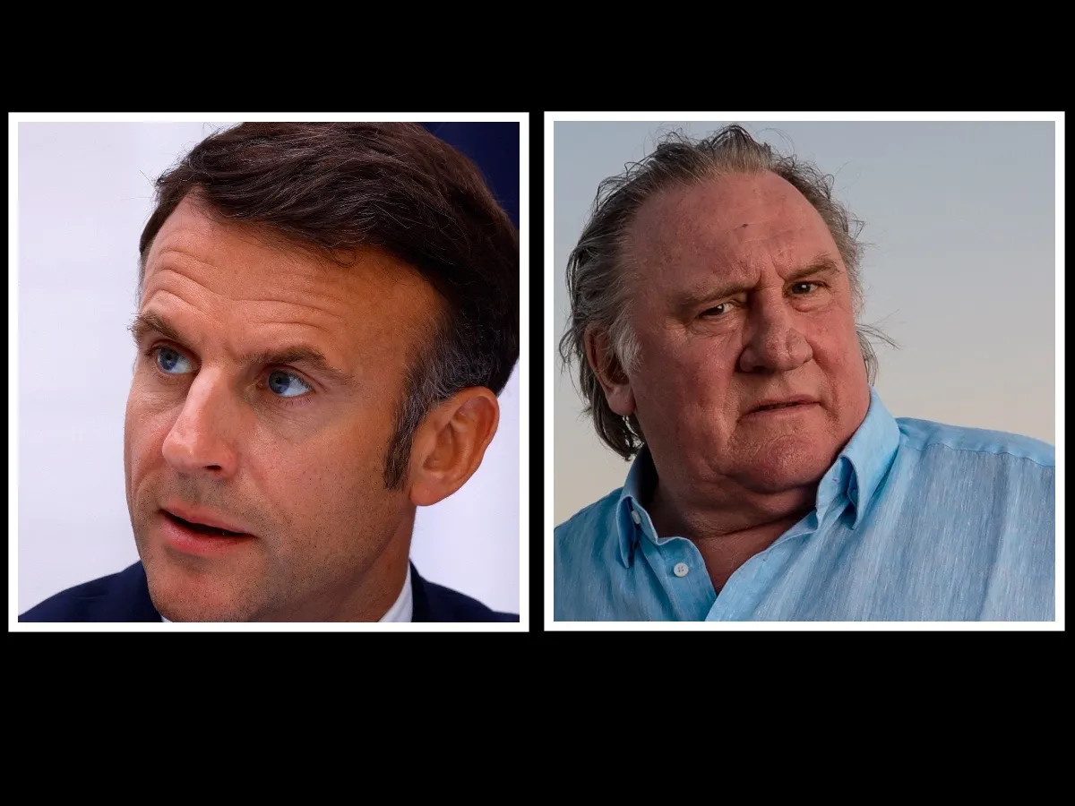 Macron probeert zich te distantieren van Gerard Depardieu