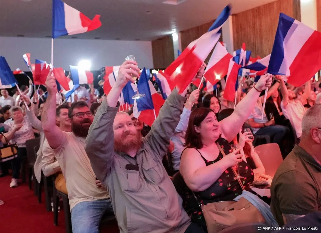 Exitpoll: partij Le Pen wint eerste ronde Franse verkiezingen