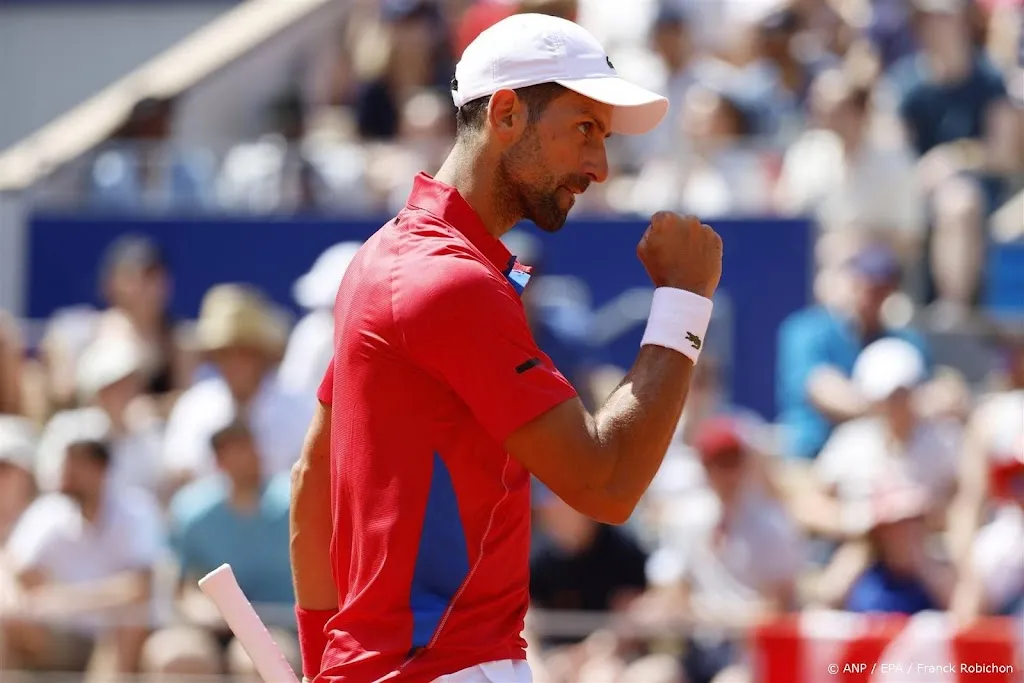 Djokovic gunt Nadal maar vijf games in olympisch tennistoernooi