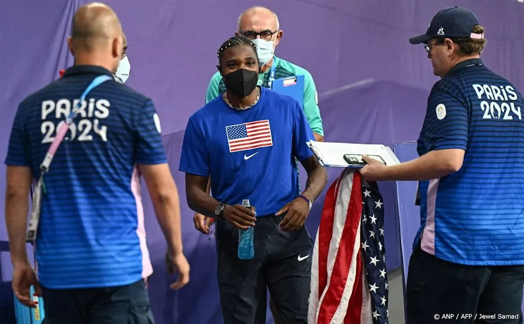 Sprinter Lyles testte kort voor bronzen plak positief op covid