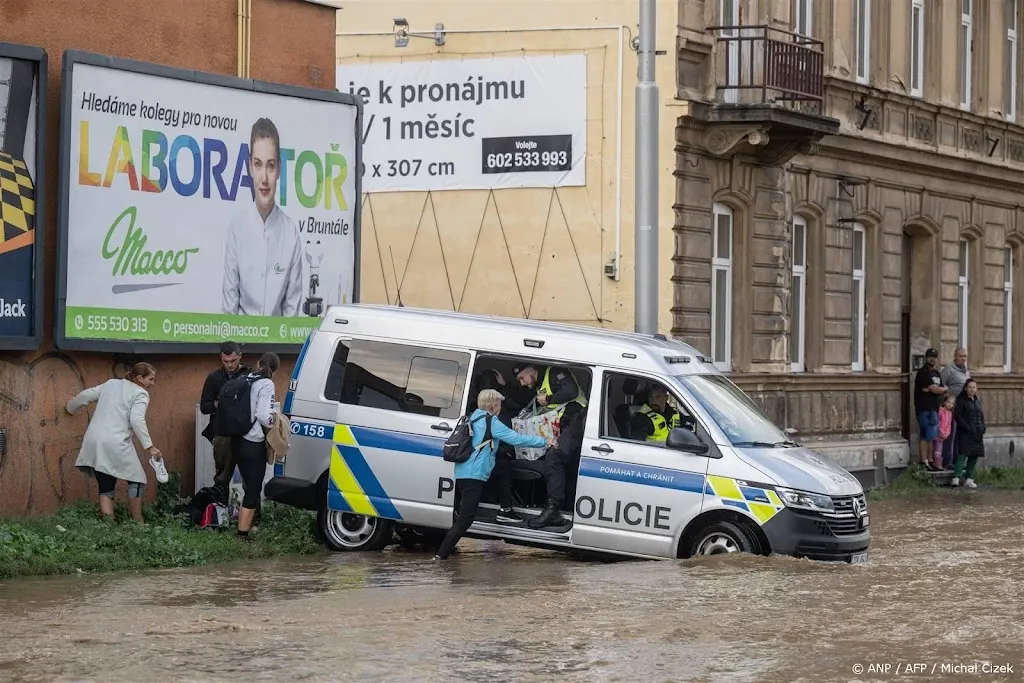 Dode en vermisten door storm Boris in Tsjechië