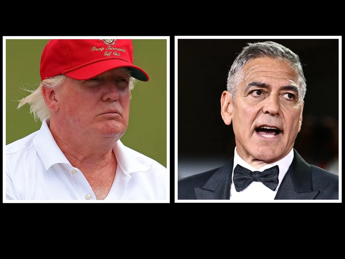 Clooney zegt te stoppen met politiek als Trump dat ook doet