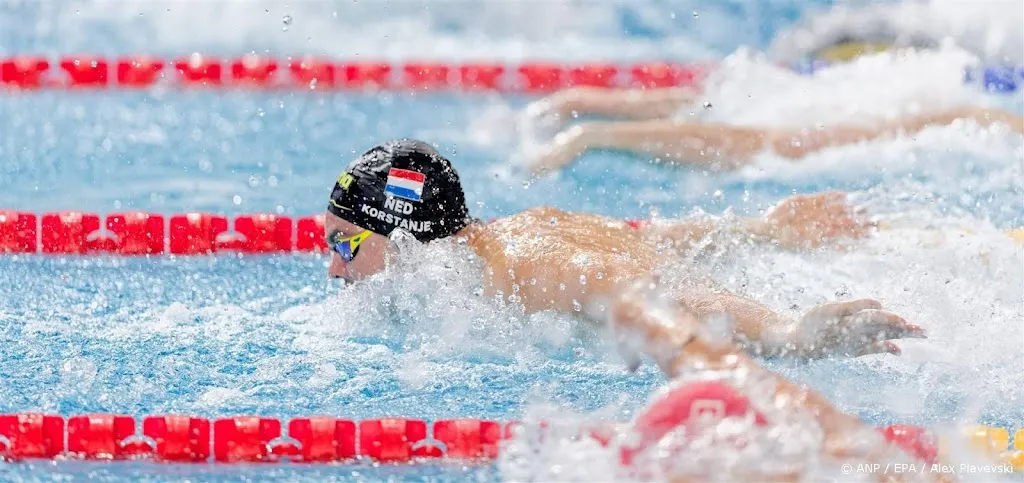 Korstanje zwemt weer Nederlands record op 100 meter vlinderslag