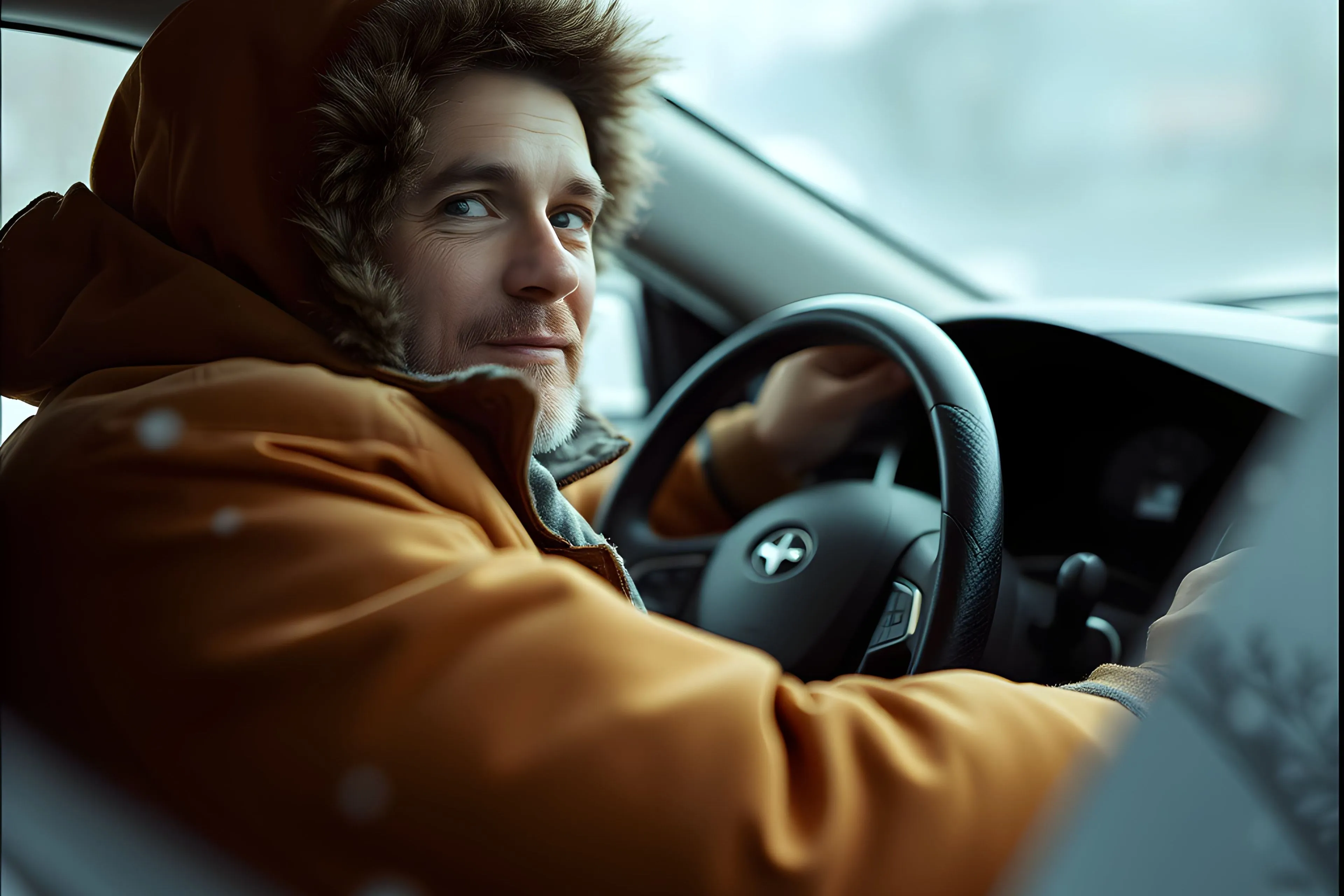 Winterjas aan achter het stuur? Geen goed idee!