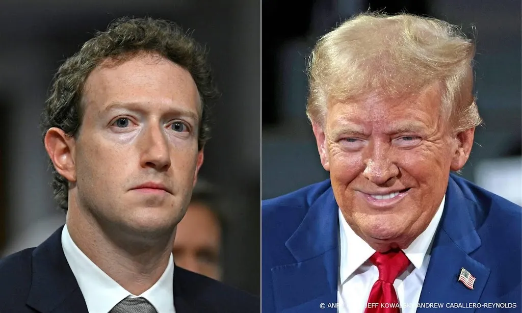 Meta-baas Zuckerberg prijst Trump: hij wil dat Amerika wint