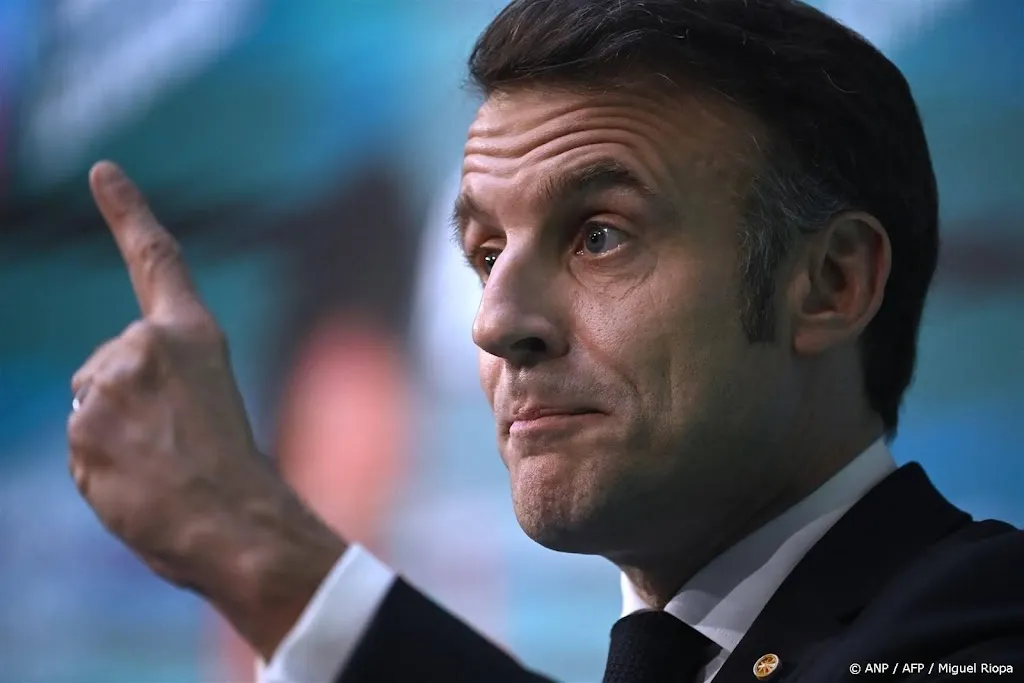 Macron: Oekraïne in de steek laten is niet in het belang van VS