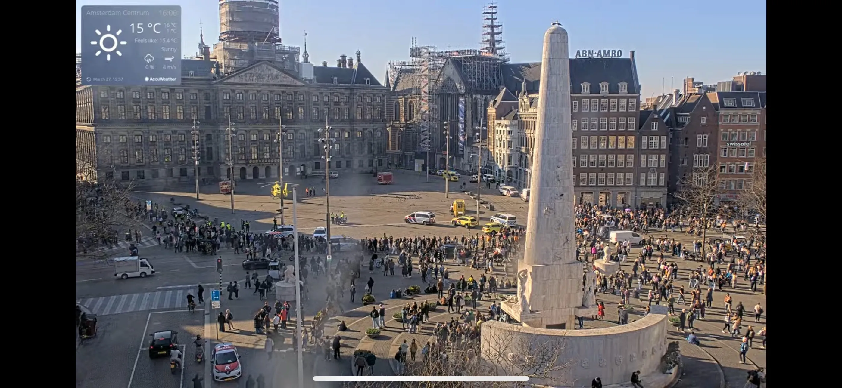 Steekpartij met 5 gewonden bij de Dam in Amsterdam, dader aangehouden