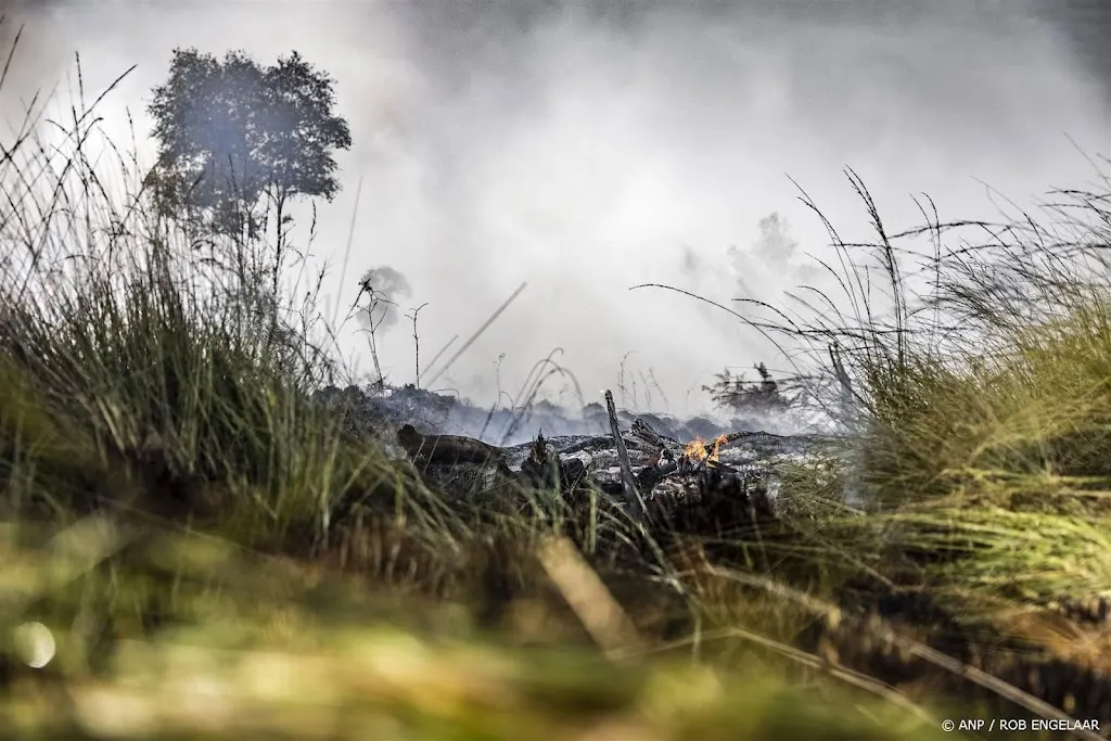 Grote natuurbrand bij Ede, vuur verspreidt zich snel