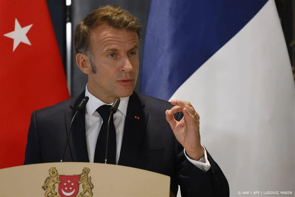 Macron wil dat Europa zich harder opstelt tegenover Israël