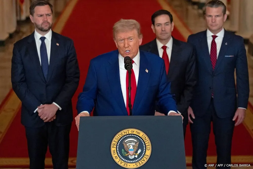 Trump: meer aanvallen als Iran niet instemt met vrede