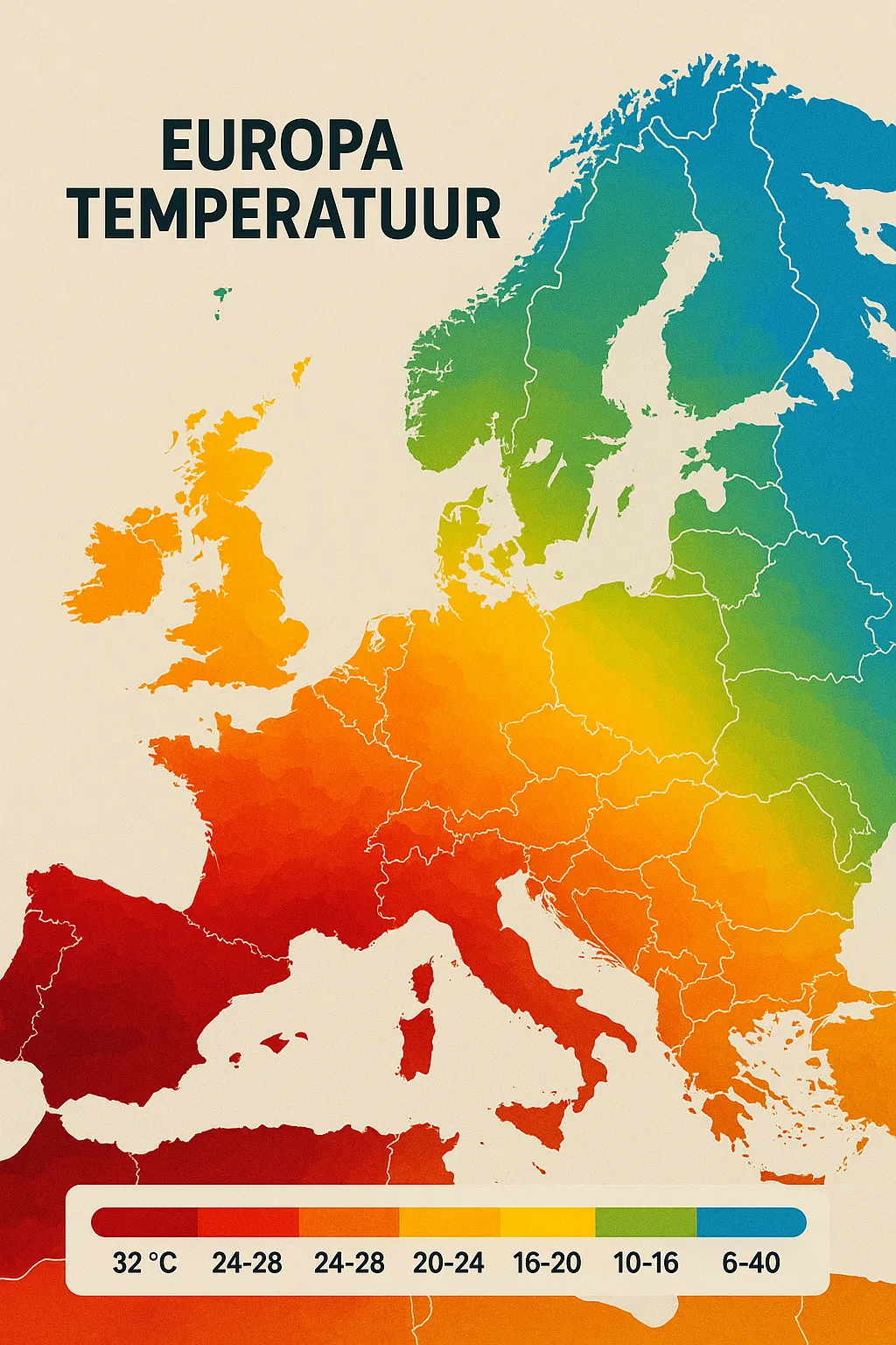Extreme hittegolf teistert zuid-europa: temperaturen boven 40 graden. Nederland ook beetje getroffen