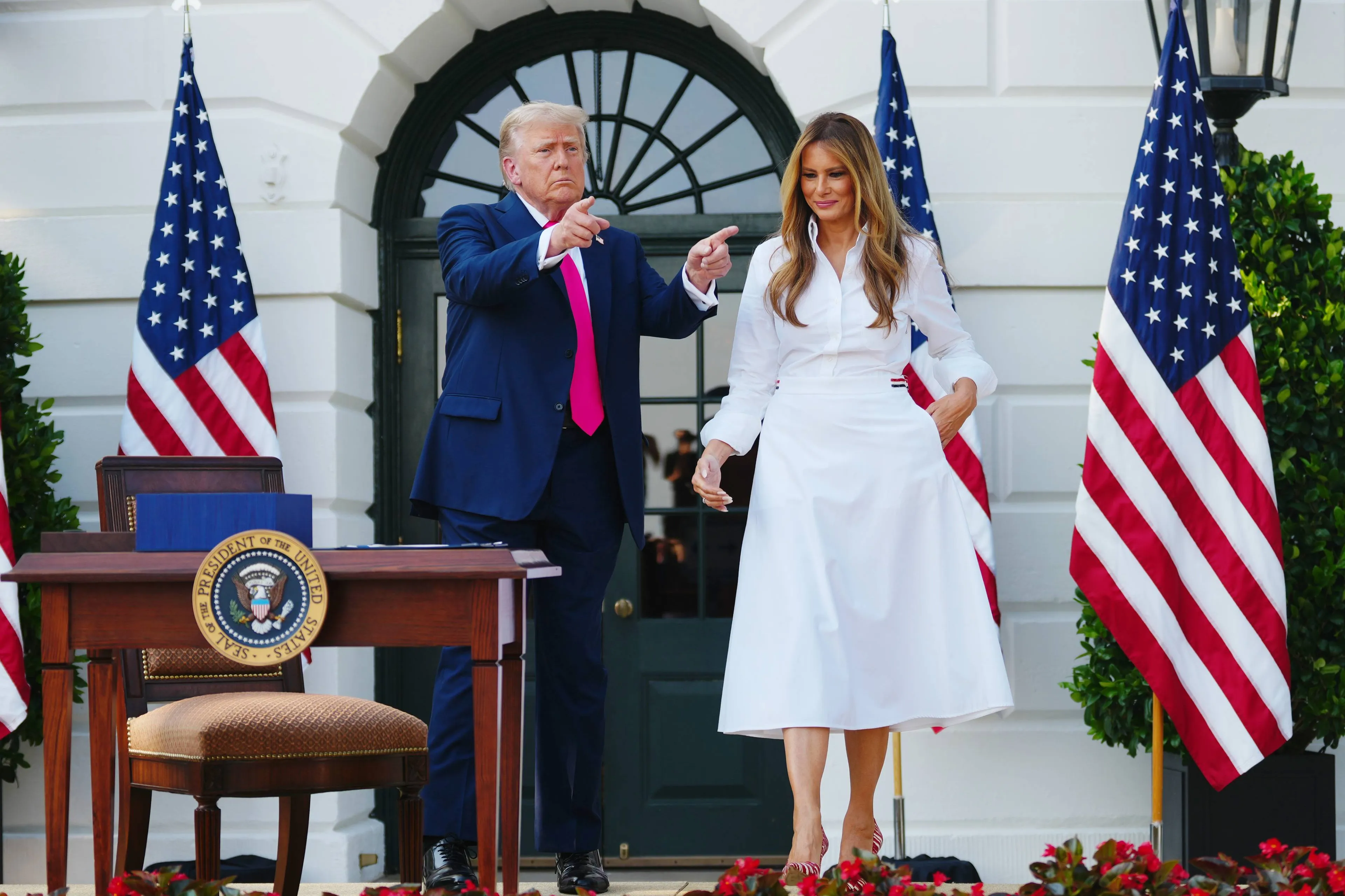 Melania Trump speelt onverwacht een steeds grotere rol in het Witte Huis