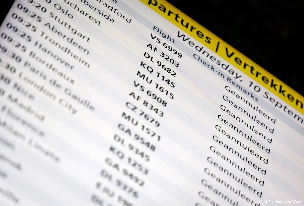 Nederlandse luchthavens niet getroffen door cyberaanval