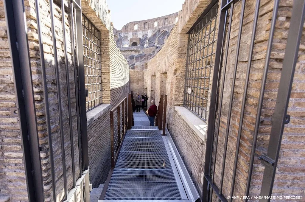 Geheime keizerlijke tunnel onder Colosseum open voor publiek