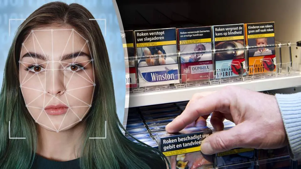 Gezichten van sigarettenkopers stiekem gescand in tankstations