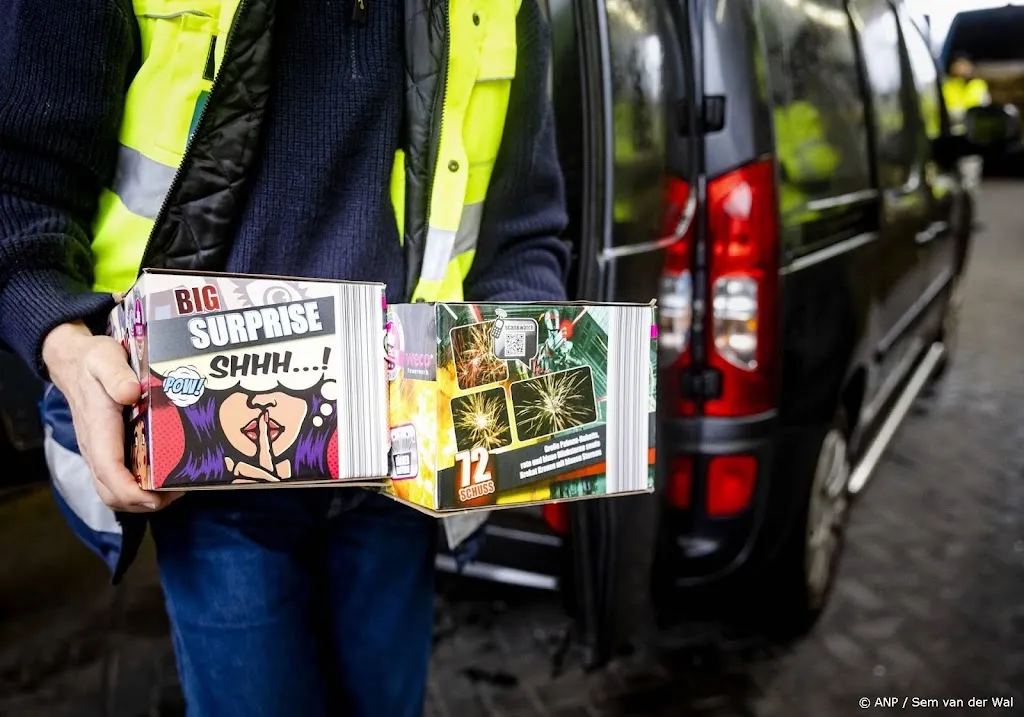 Ruim 137.000 kilo vuurwerk in beslag genomen in 2025