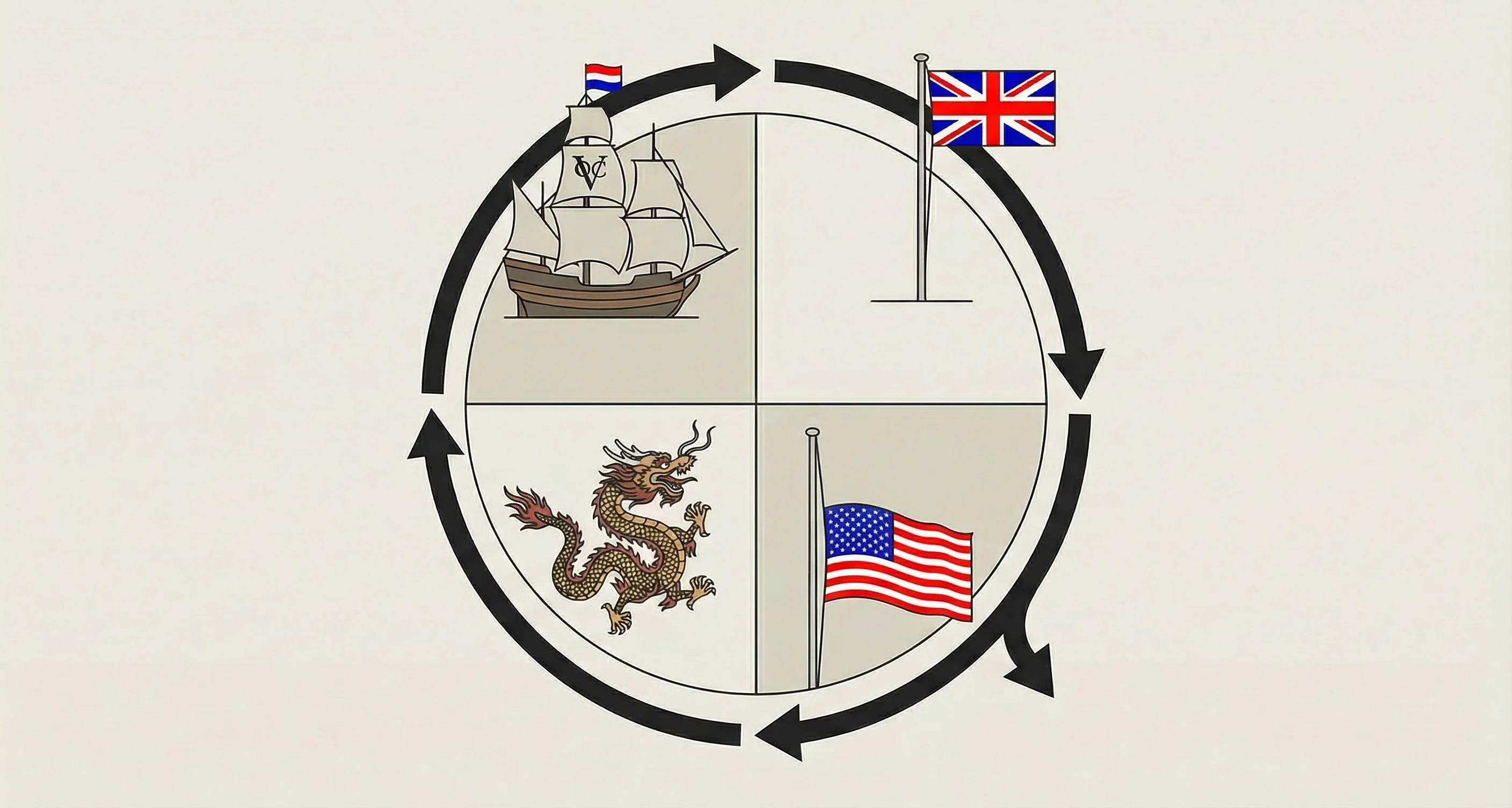 "Het Amerikaanse imperium stort momenteel voor onze ogen in elkaar."
