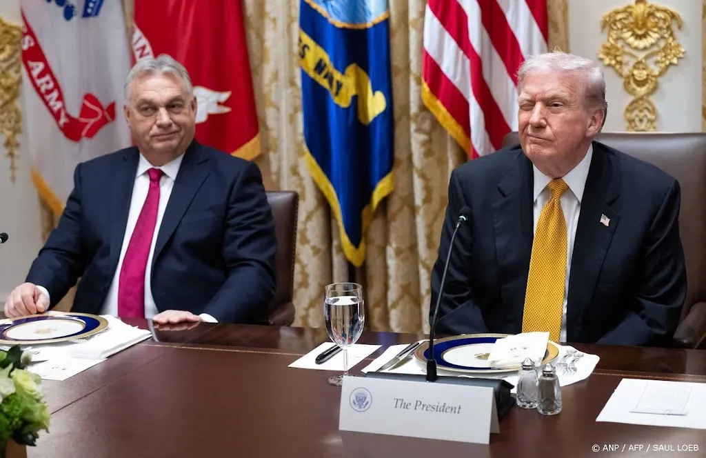 Trump steunt Hongaarse premier Orbán bij herverkiezingscampagne